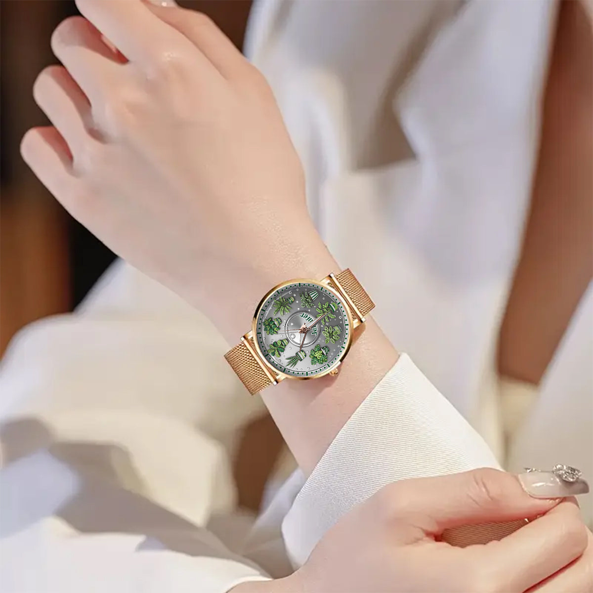 Time For A New Plant - Personalized Gardening Women Hand Watch