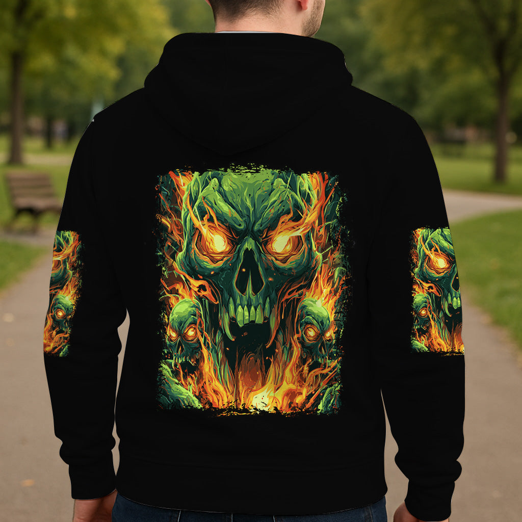 Reculez - T-shirt personnalisé à motif crâne intégral