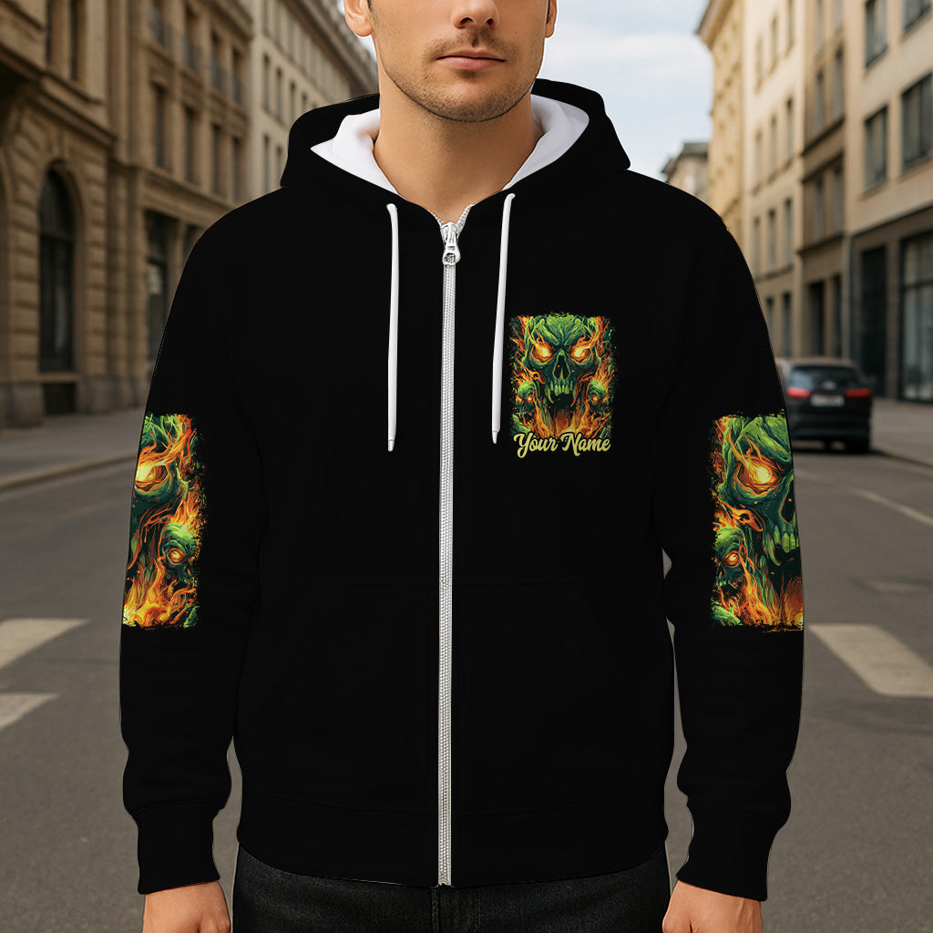 Reculez - T-shirt personnalisé à motif crâne intégral