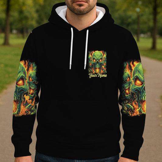 Reculez - T-shirt personnalisé à motif crâne intégral