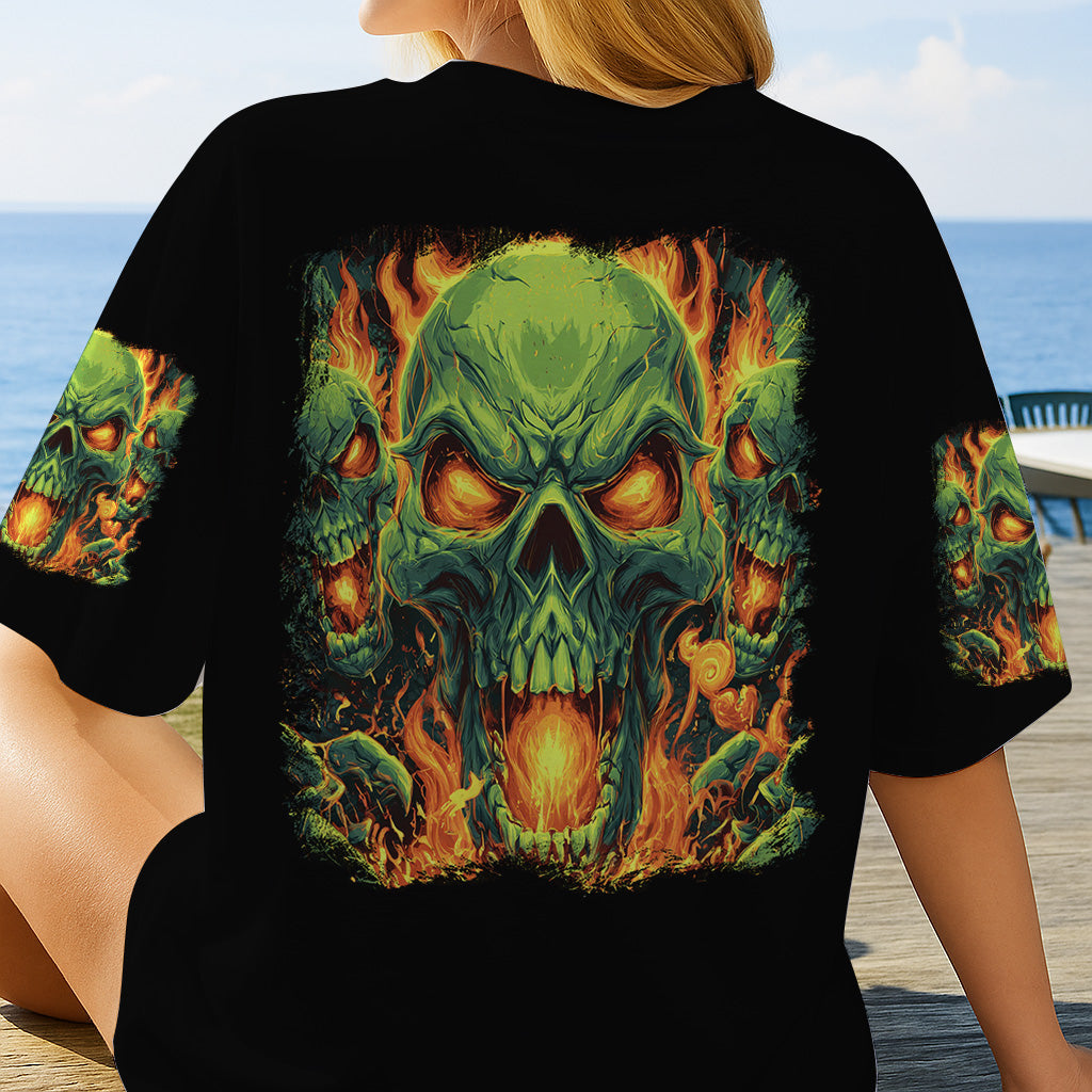 Back Off - Personalized Skull All Over Shirt