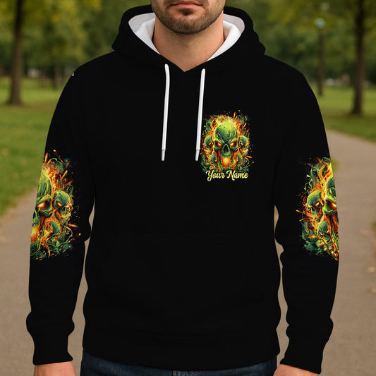 Reculez - T-shirt personnalisé à motif crâne intégral