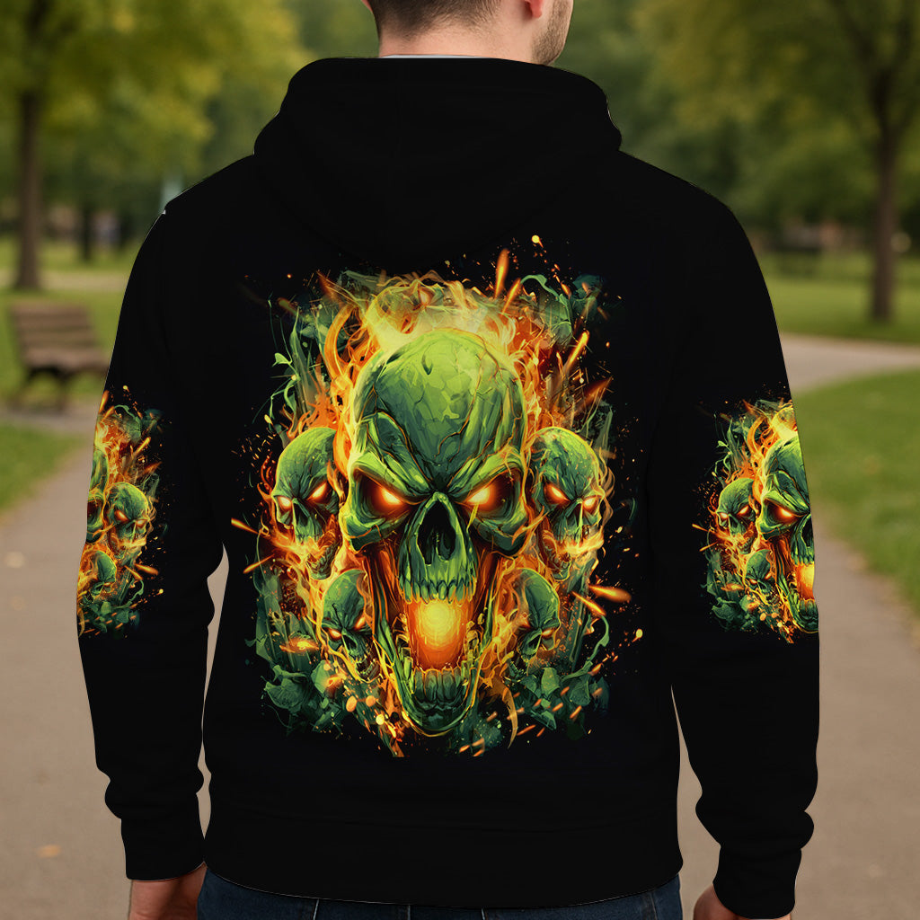 Back Off - Personalized Skull All Over Shirt