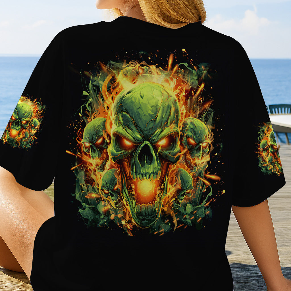 Back Off - Personalized Skull All Over Shirt