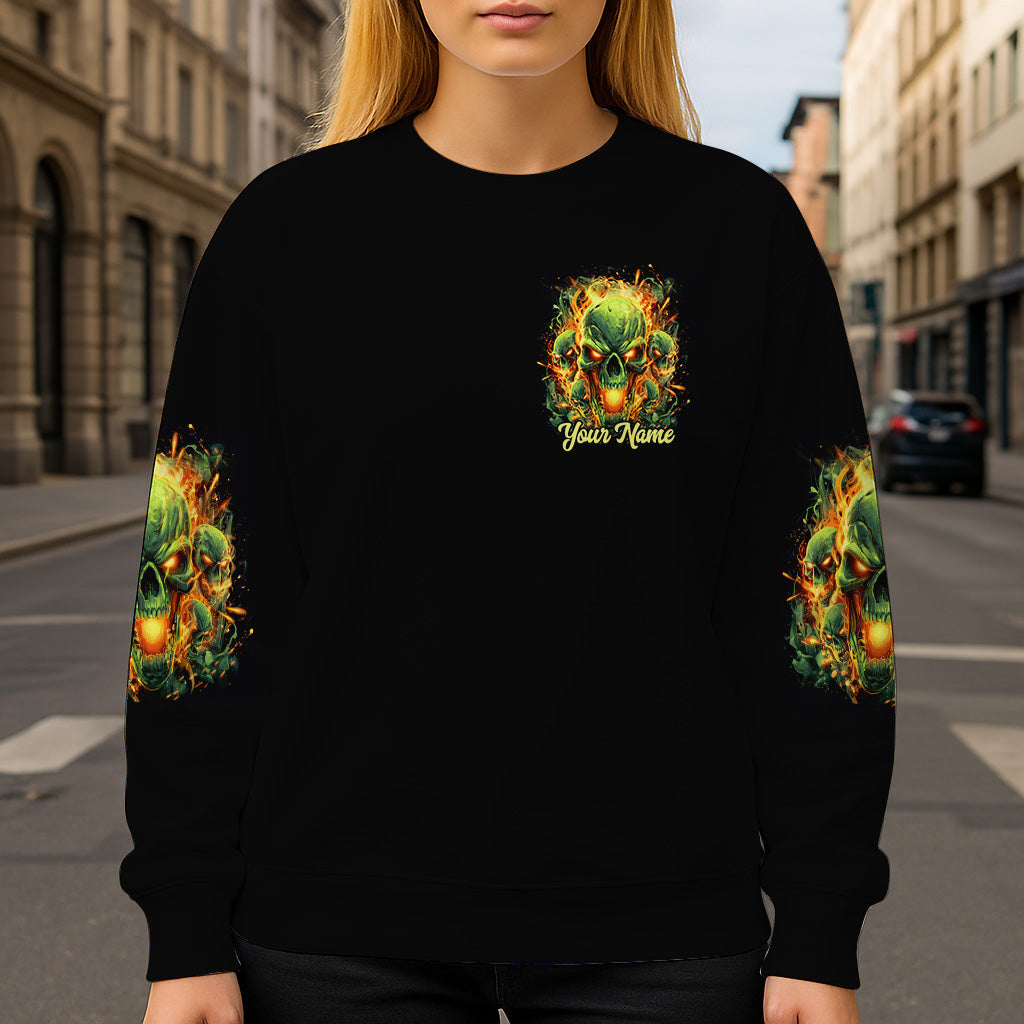 Back Off - Personalized Skull All Over Shirt