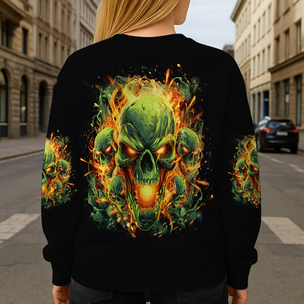Back Off - Personalized Skull All Over Shirt