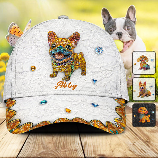 Casquette classique personnalisée pour chien mignon