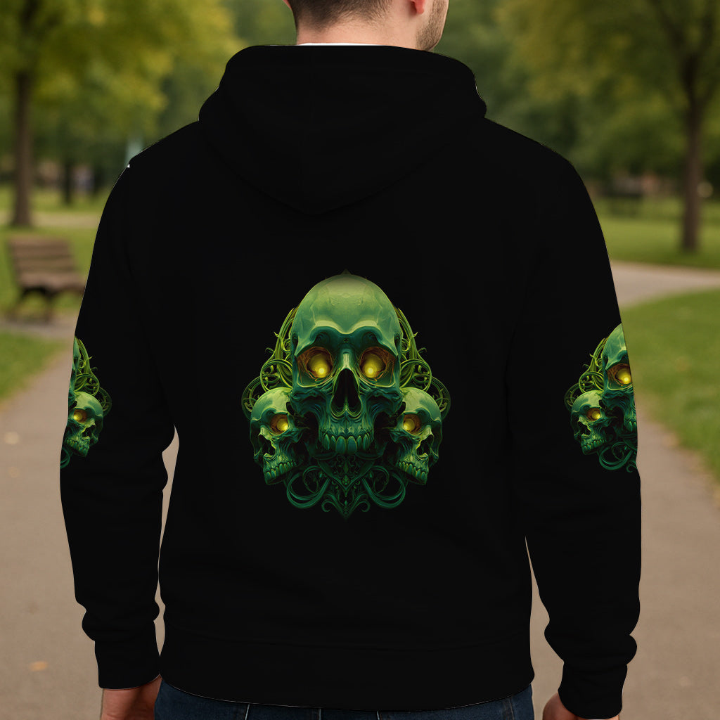 Mon démon est prêt à jouer - T-shirt personnalisé à motif crâne intégral