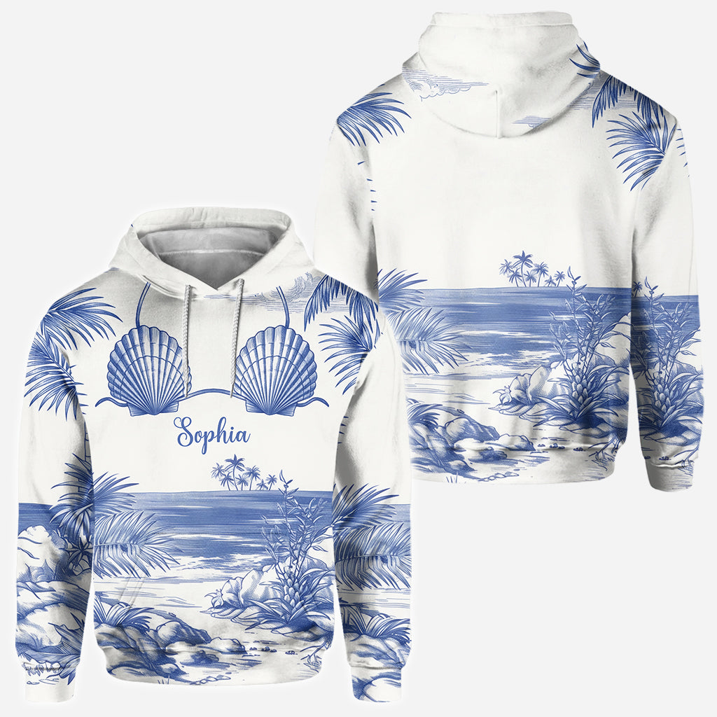 Beachy Vibe - Personalized Sea Lover All Over Shirt