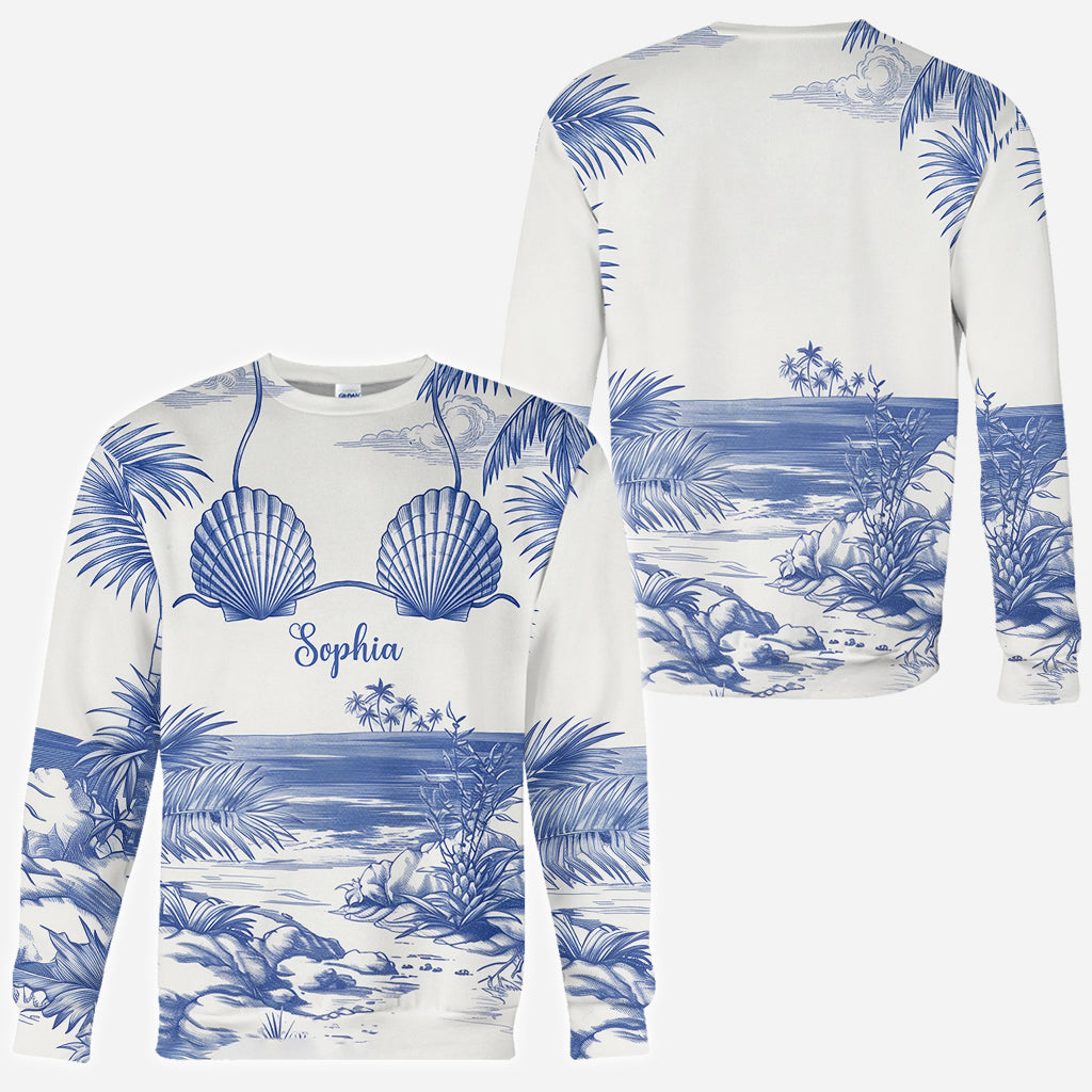 Beachy Vibe - Personalized Sea Lover All Over Shirt