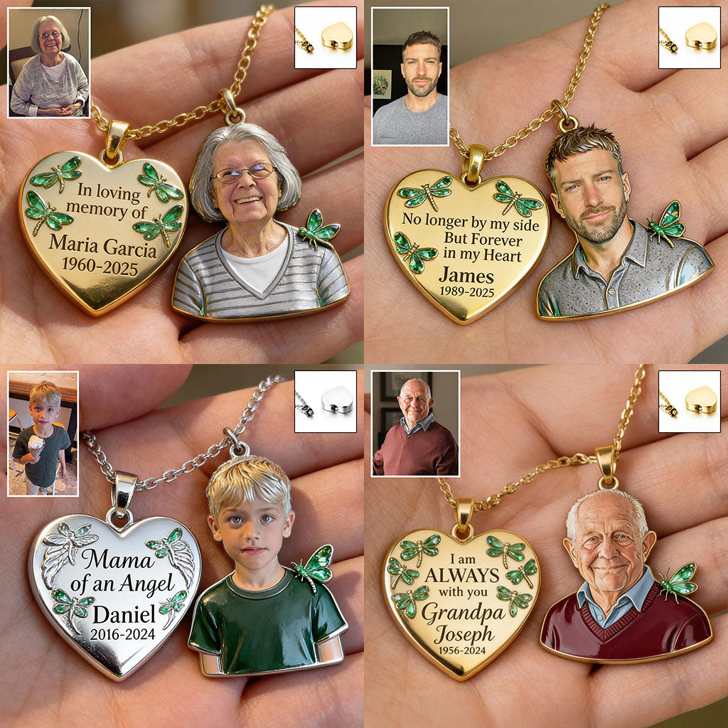 I'm Always By Your Side - Personalized Memorial Urn Pendant Necklace