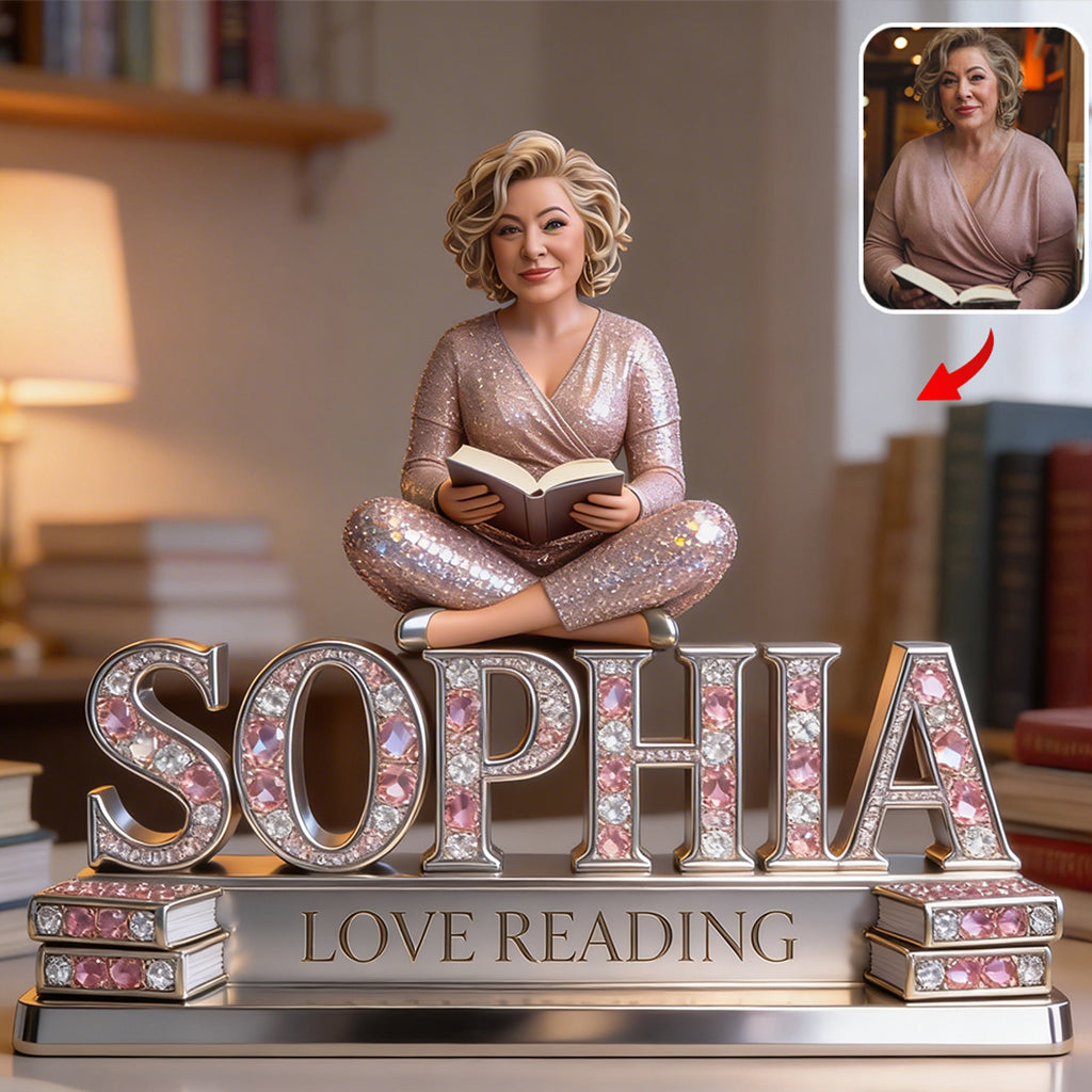 Custom Any Photo Love Books - Personalized Book Custom Shaped Acrylic Plaque