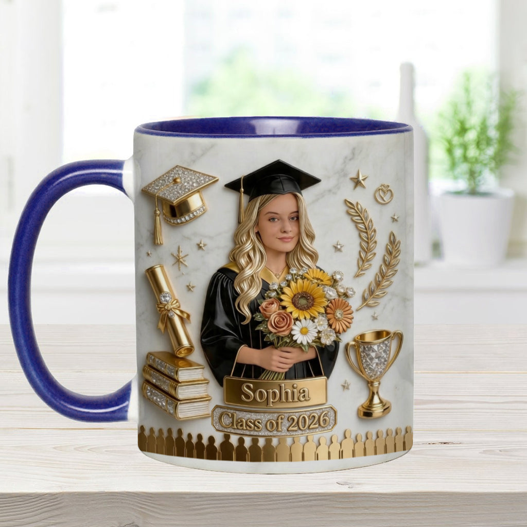 Félicitations pour votre diplôme ! - Mug de graduation personnalisé