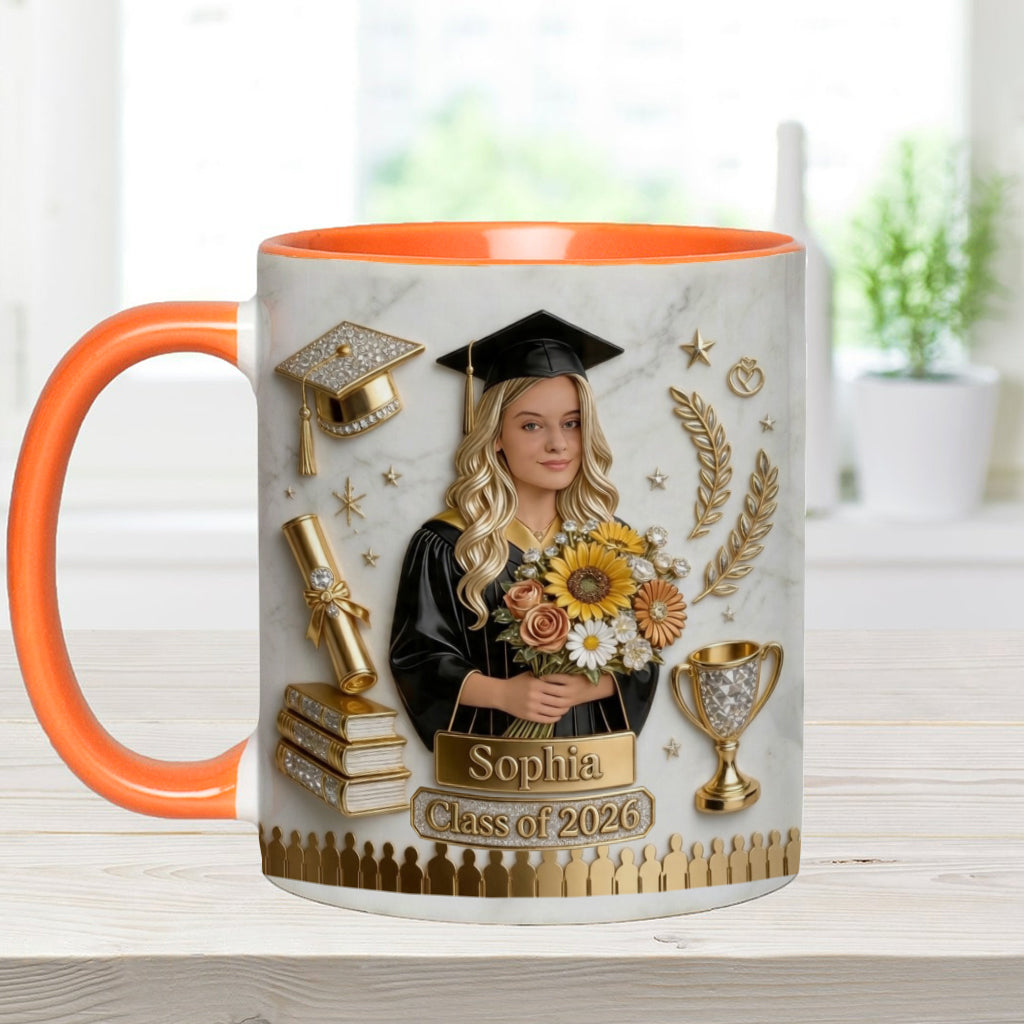 Félicitations pour votre diplôme ! - Mug de graduation personnalisé