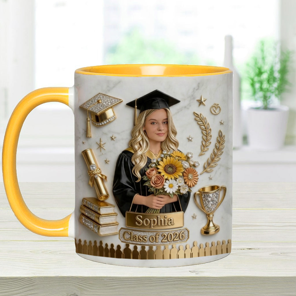 Félicitations pour votre diplôme ! - Mug de graduation personnalisé