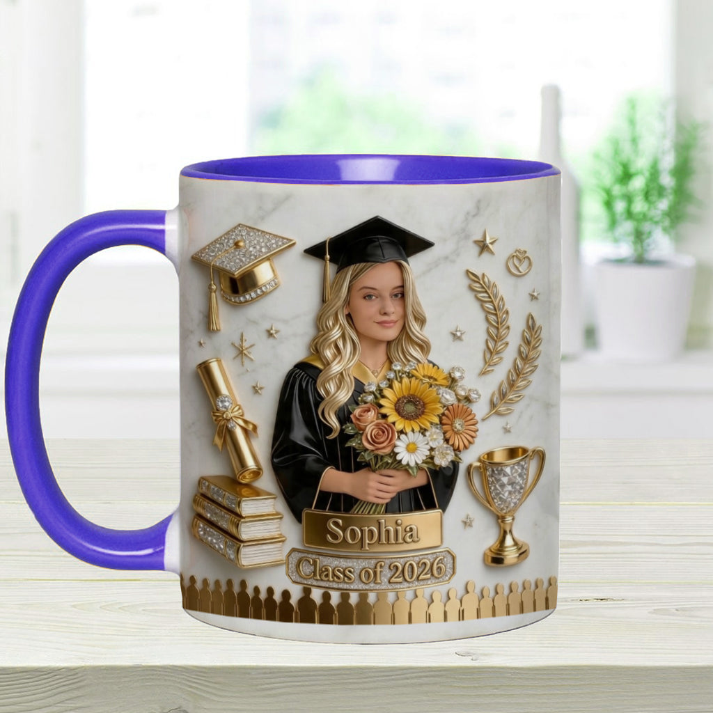 Félicitations pour votre diplôme ! - Mug de graduation personnalisé
