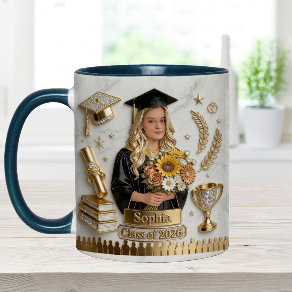 Félicitations pour votre diplôme ! - Mug de graduation personnalisé