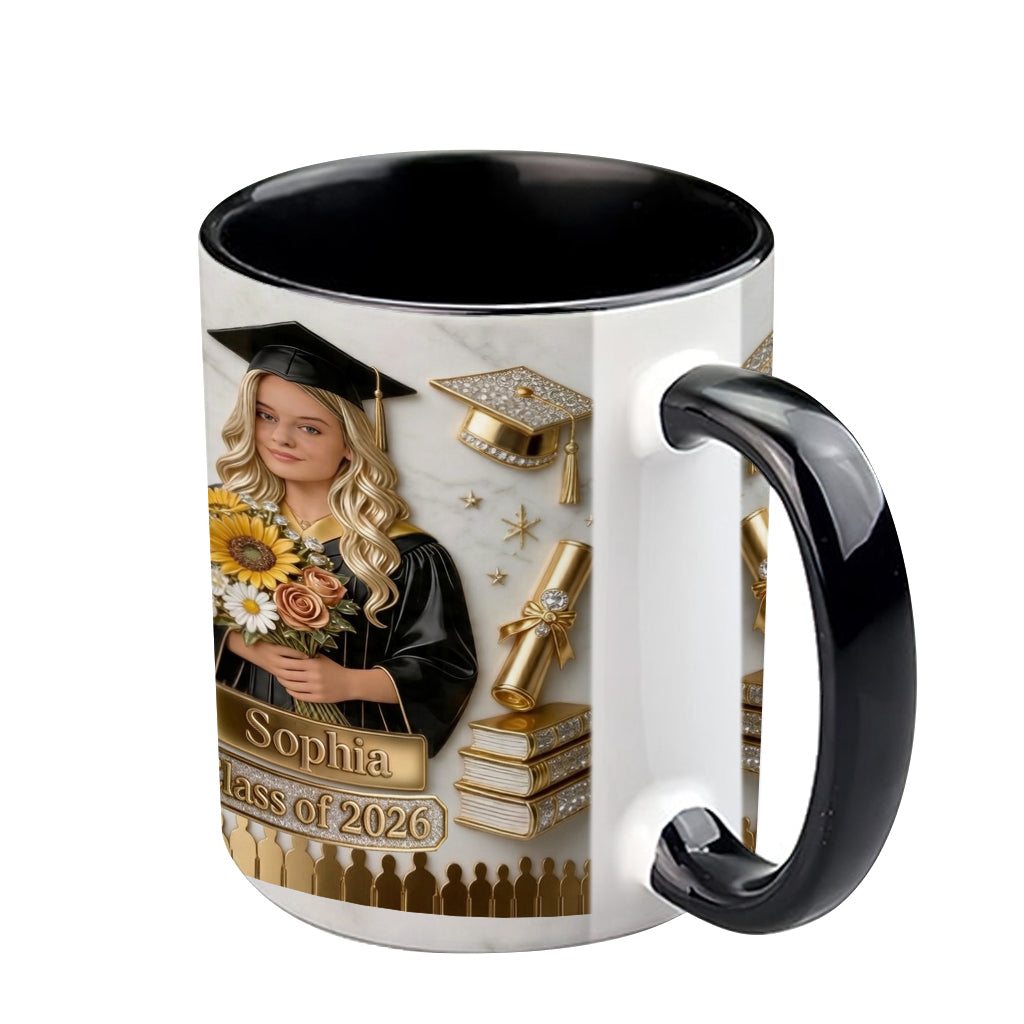 Félicitations pour votre diplôme ! - Mug de graduation personnalisé
