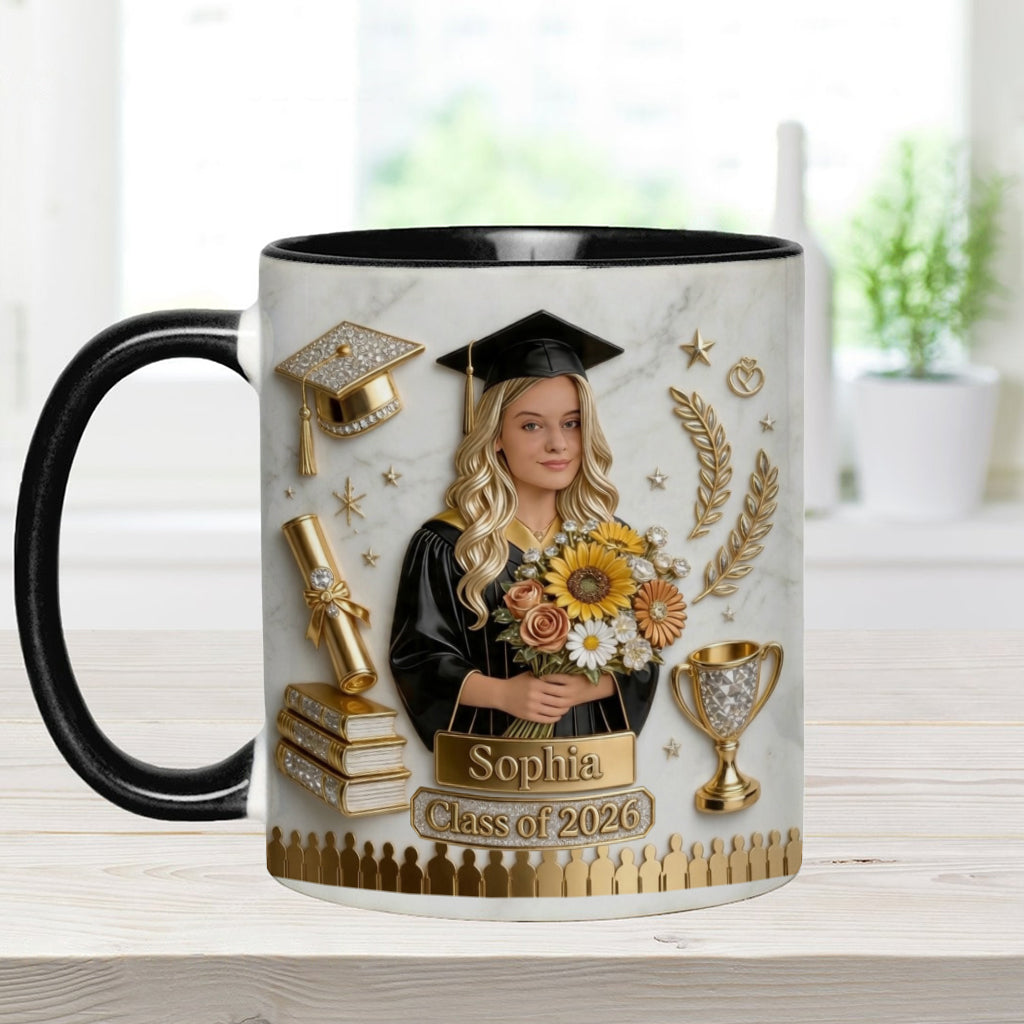 Félicitations pour votre diplôme ! - Mug de graduation personnalisé