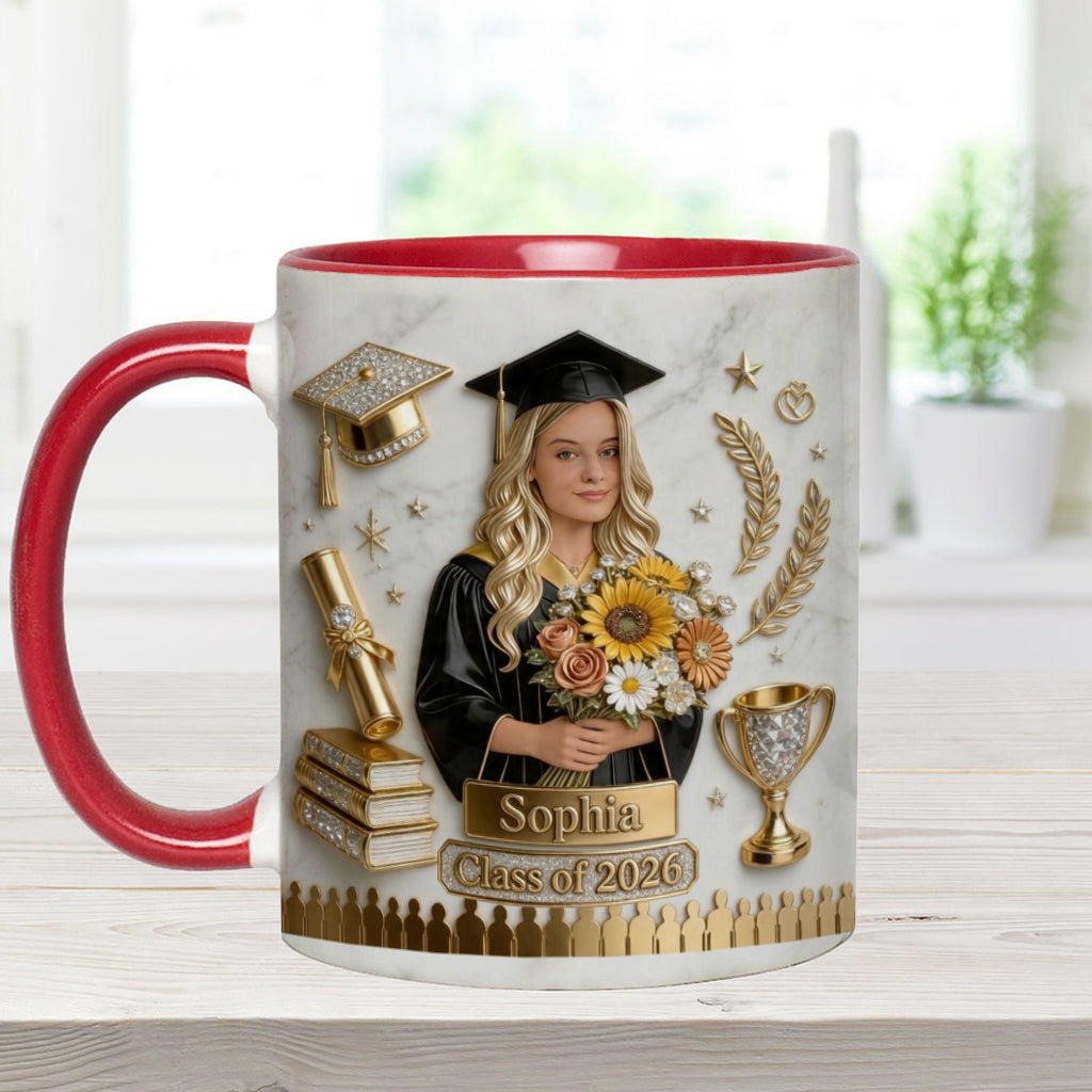 Félicitations pour votre diplôme ! - Mug de graduation personnalisé