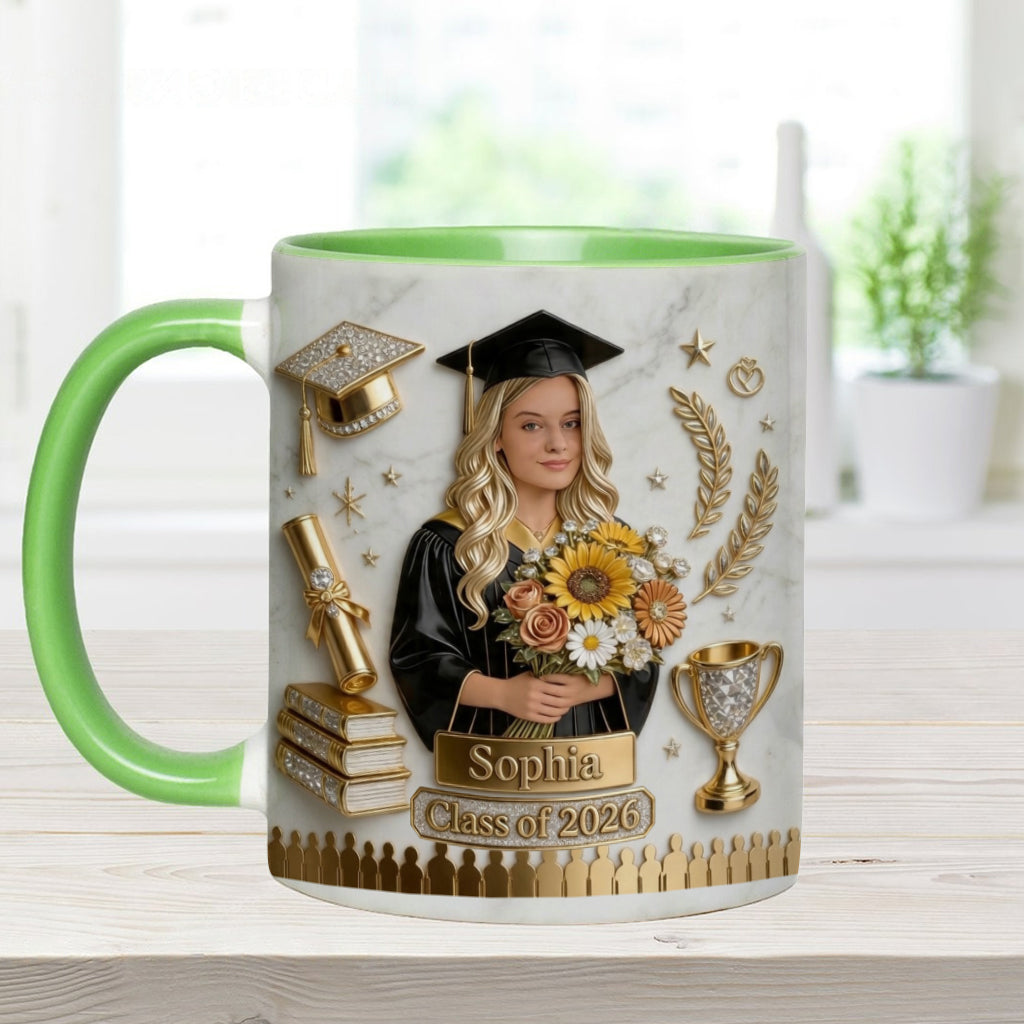 Félicitations pour votre diplôme ! - Mug de graduation personnalisé