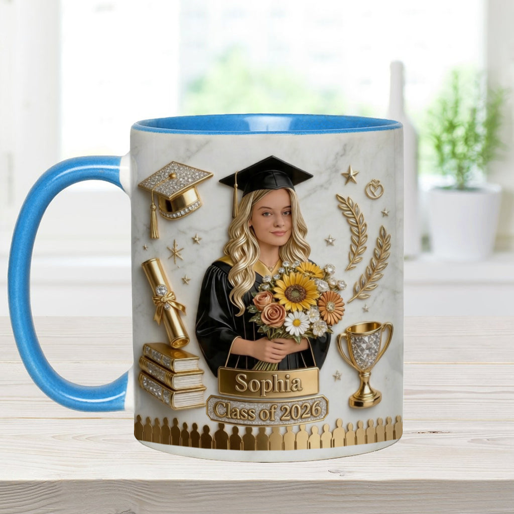 Félicitations pour votre diplôme ! - Mug de graduation personnalisé