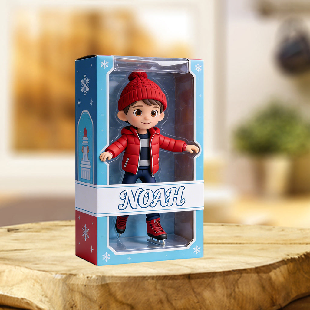 Any Sport - Ice Skating, Skiing, Hockey,... - Personalized Ice Skating Custom Shaped Acrylic Plaque