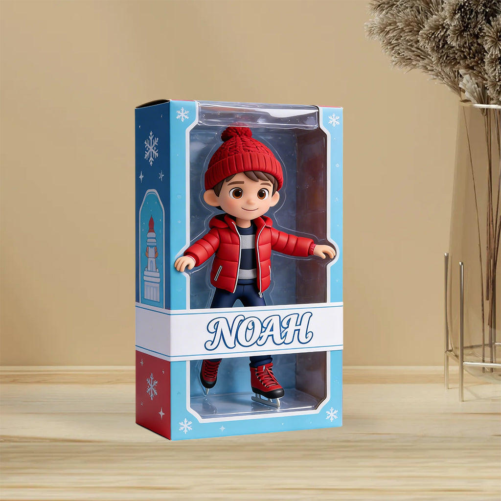 Any Sport - Ice Skating, Skiing, Hockey,... - Personalized Ice Skating Custom Shaped Acrylic Plaque