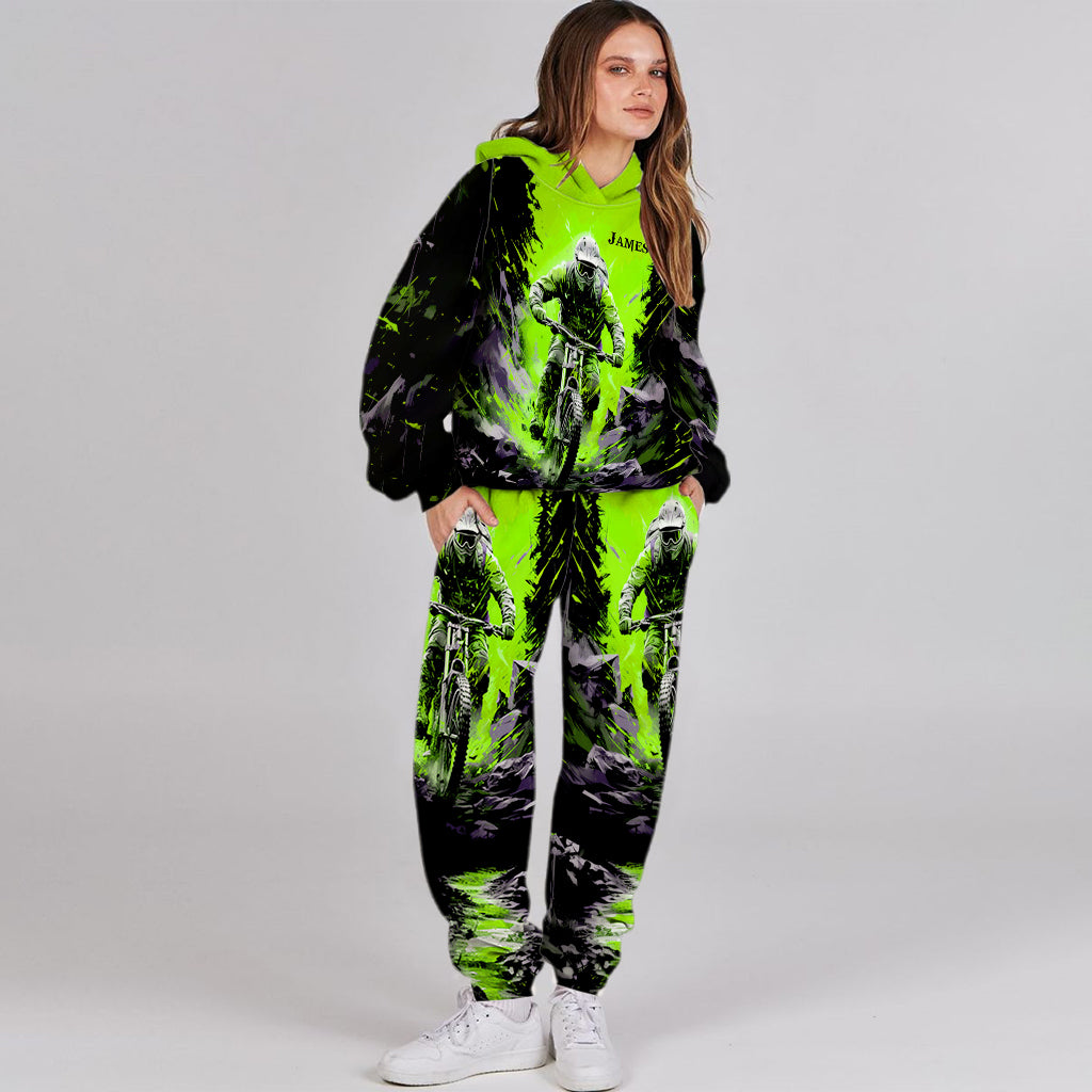Sweat à capuche et pantalon de survêtement personnalisés pour motocross