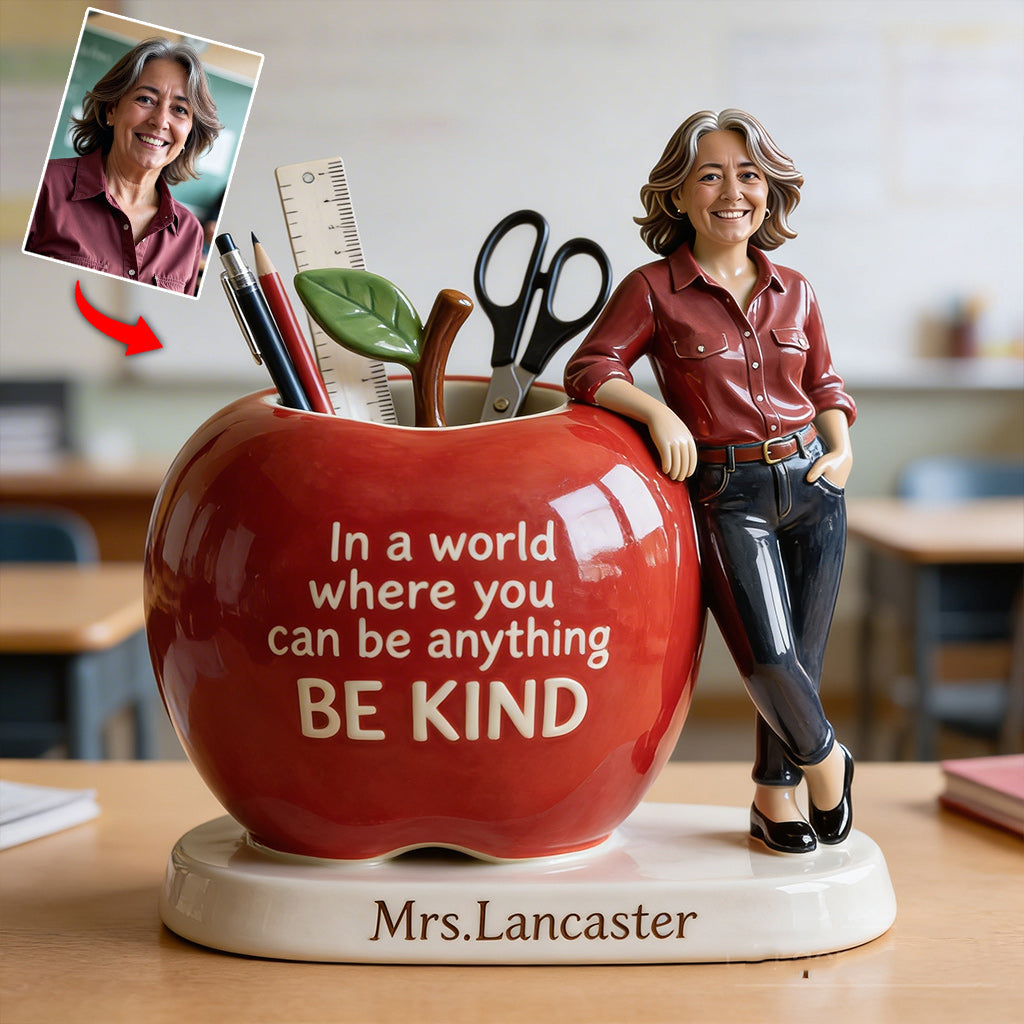 Perfect Pen Holder For Teacher - Personalized Teacher Acrylic Pot