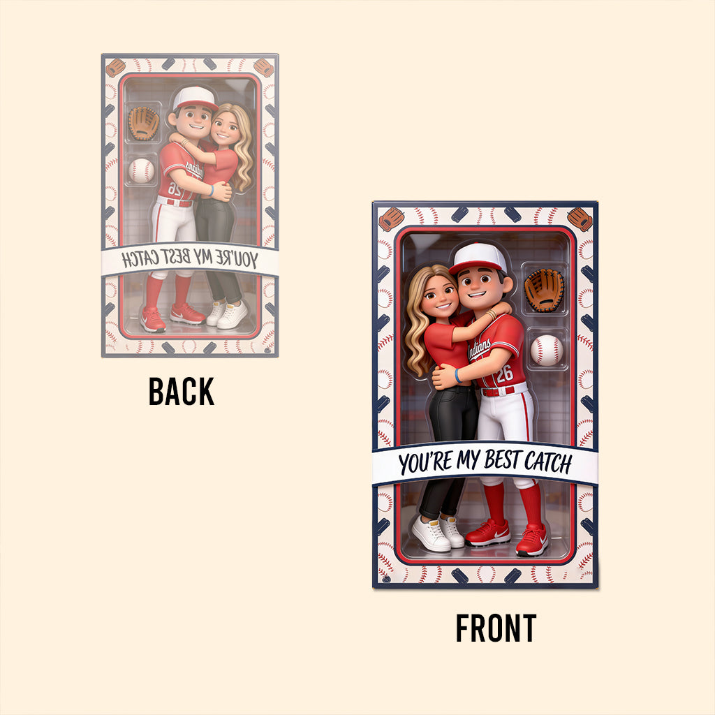 Best Catch Sports Collectible - Plaque acrylique personnalisée en forme de balle de baseball
