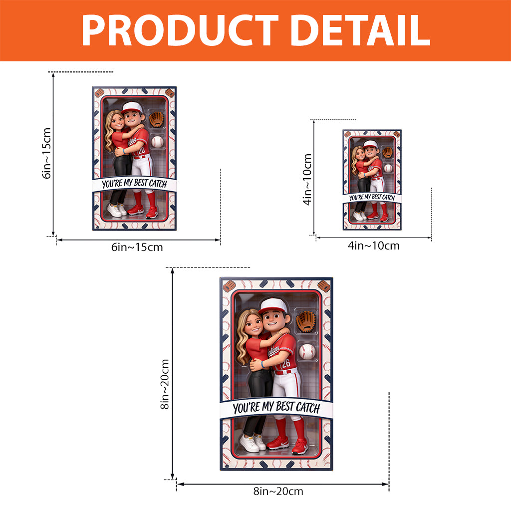 Best Catch Sports Collectible - Plaque acrylique personnalisée en forme de balle de baseball