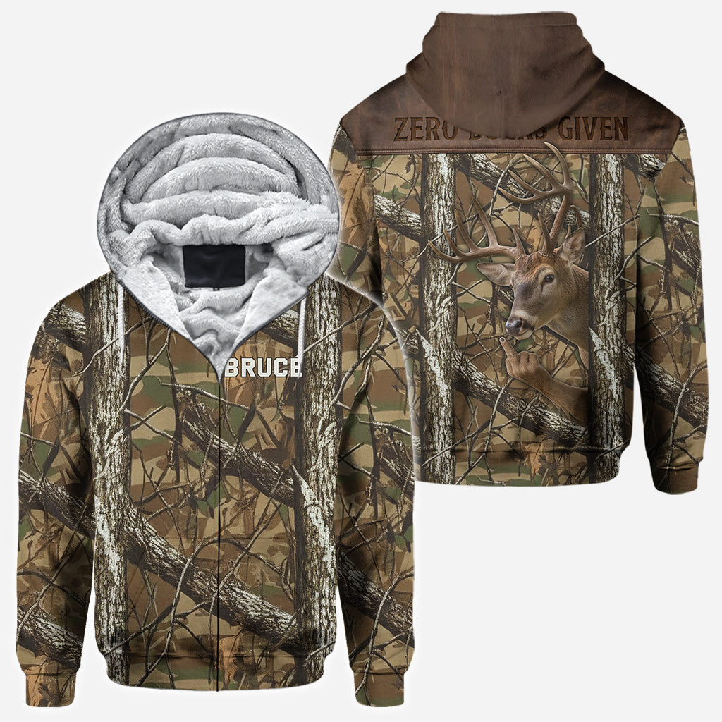 Zéro dollar donné - T-shirt de chasse personnalisé intégral