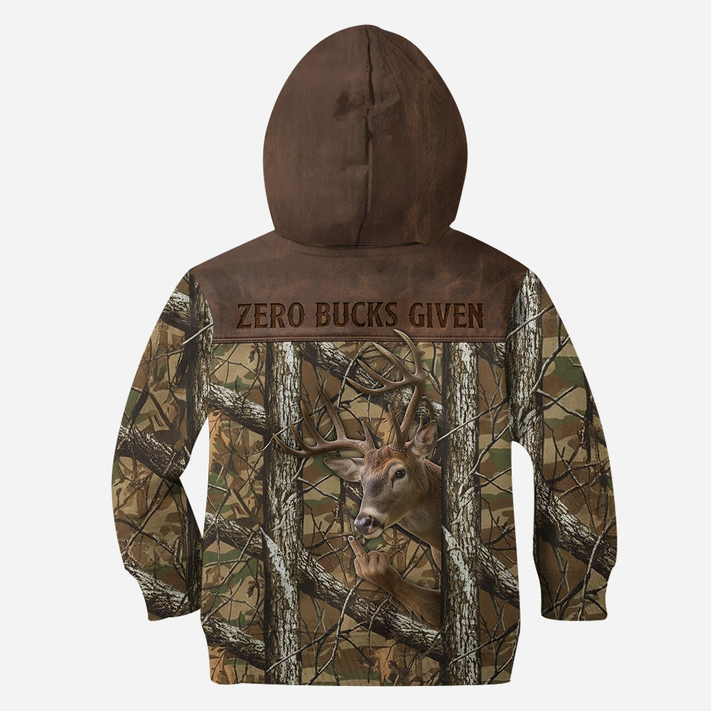 Zéro dollar donné - T-shirt de chasse personnalisé intégral