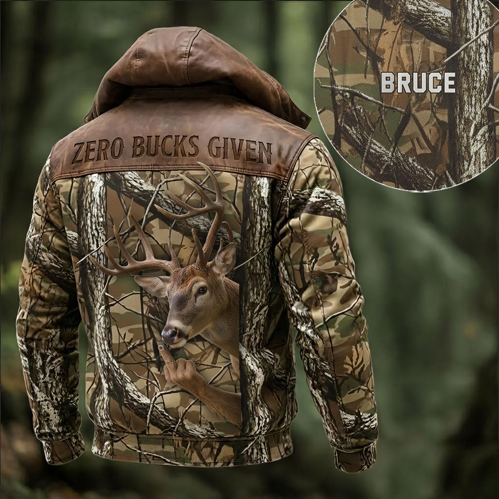 Zéro dollar donné - T-shirt de chasse personnalisé intégral
