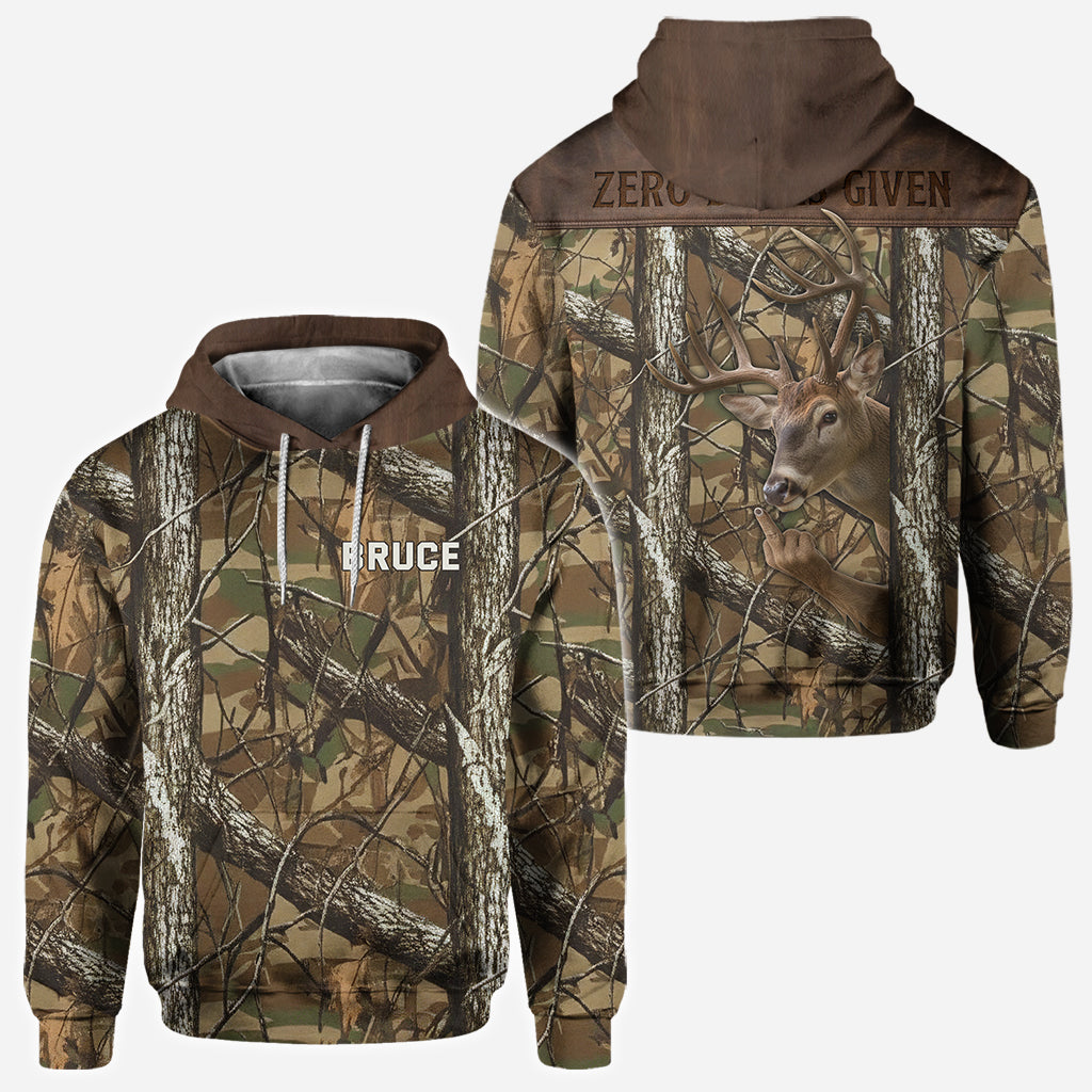 Zéro dollar donné - T-shirt de chasse personnalisé intégral