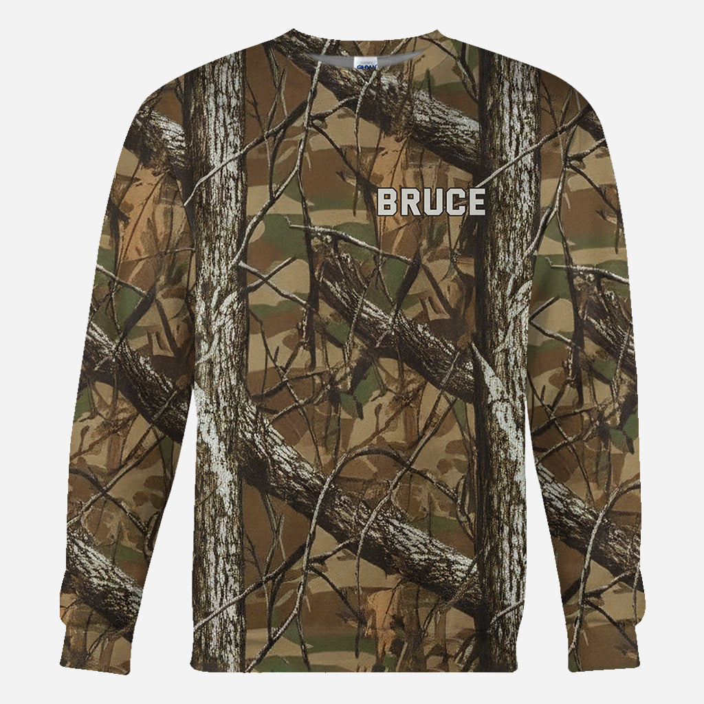 Zéro dollar donné - T-shirt de chasse personnalisé intégral