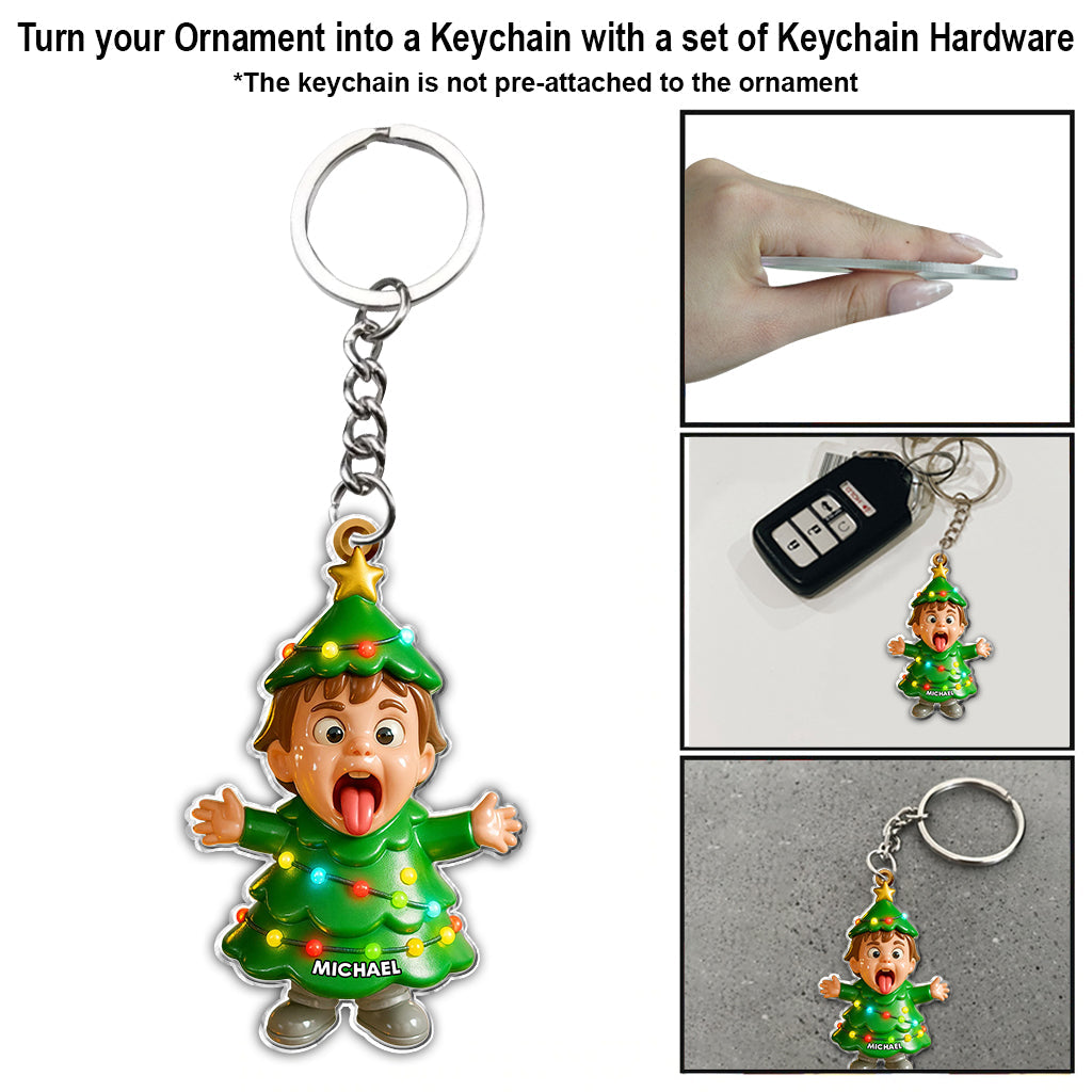 Joyeux Noël - Ornement personnalisé pour enfant