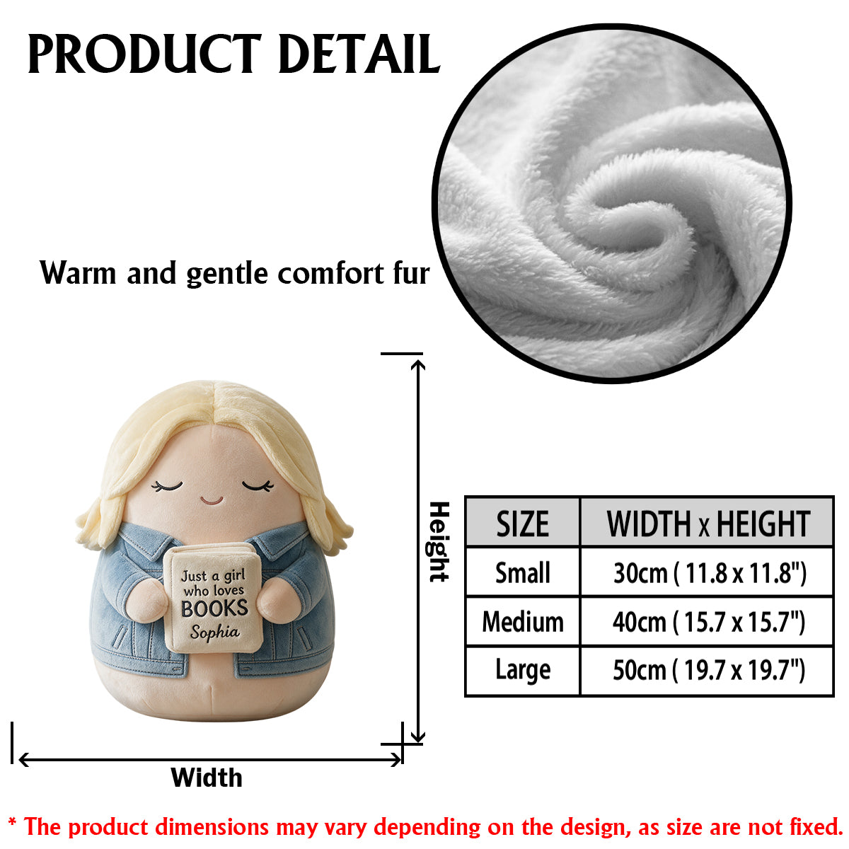 Cute Character - Personalized Gardening Premium Faux Fur Pillow