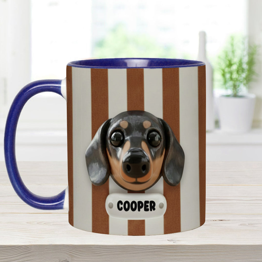 Beautiful Animals - Personalized Dog Accent Mug