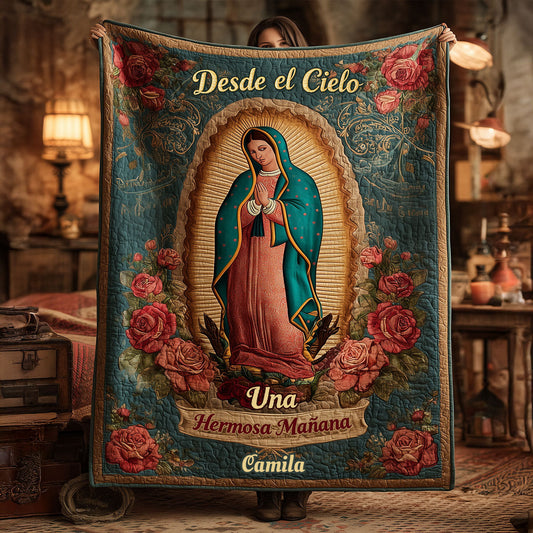 Our Lady Of Guadalupe - Personalized Christian Blanket