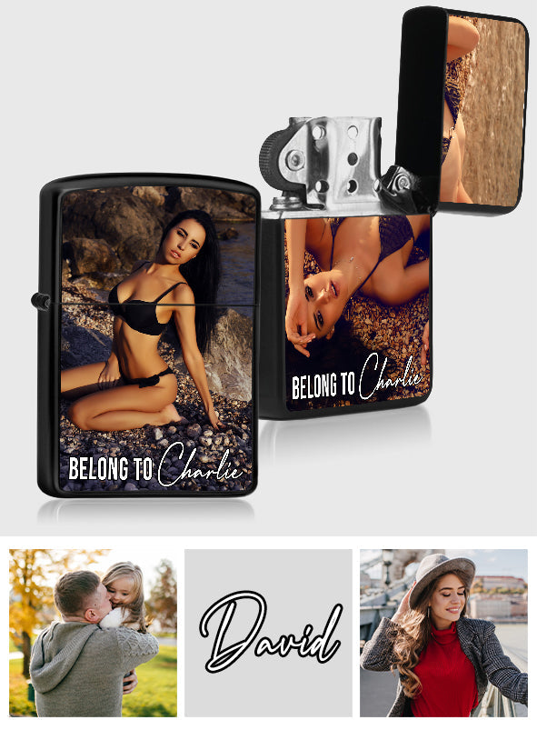 Beautiful Girl - Personalized Couple Lighter