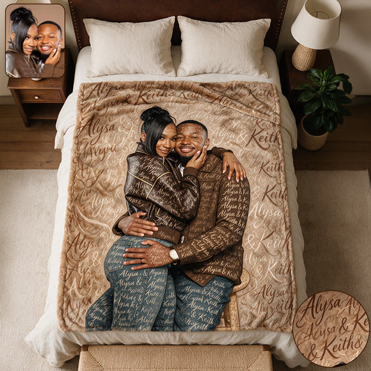 Personnalisé à partir de n'importe quelle photo - Couverture Couple Personnalisée