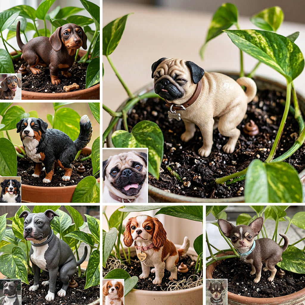 Figurine 3D Premium Personnalisée - Photo Amusante de Votre Animal