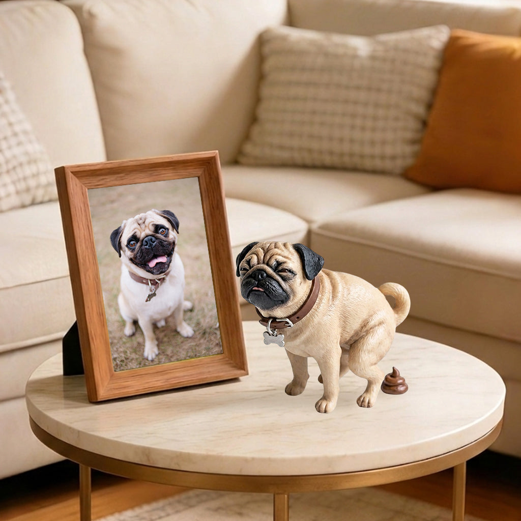 Figurine 3D Premium Personnalisée - Photo Amusante de Votre Animal