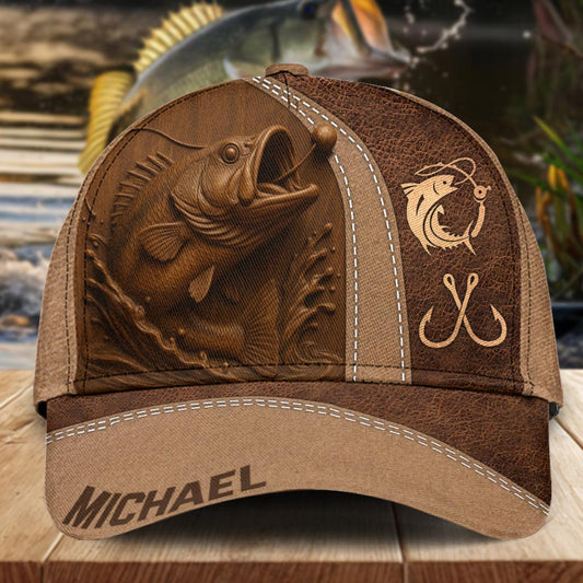 Large Mouth Bass - Personalized Fishing Classic Cap