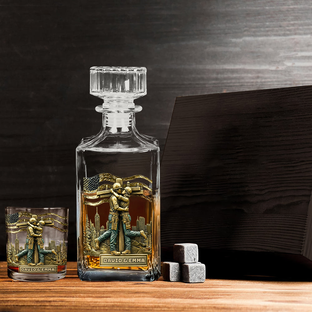 Lineman & Linewoman Legacy Glass - Personalized Lineman Whiskey Glass