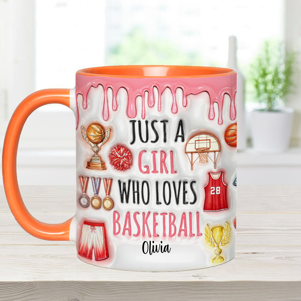 Mug personnalisé « Juste un garçon/une fille qui aime le basket »