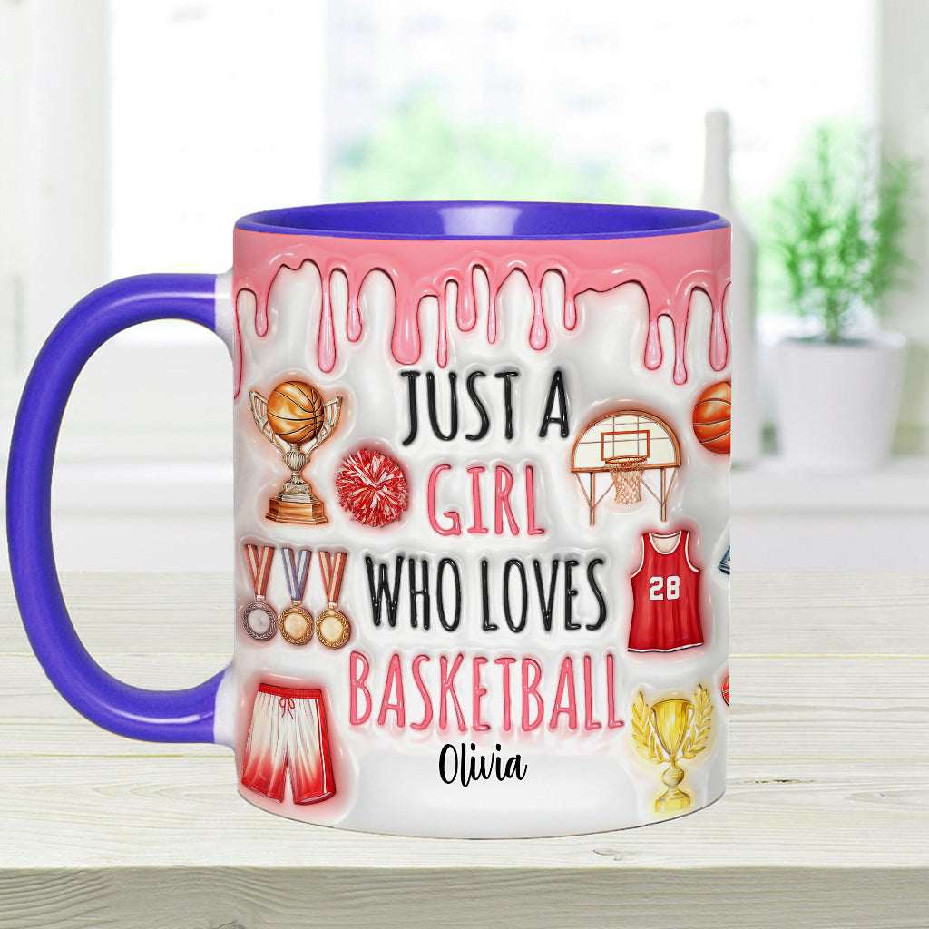 Mug personnalisé « Juste un garçon/une fille qui aime le basket »