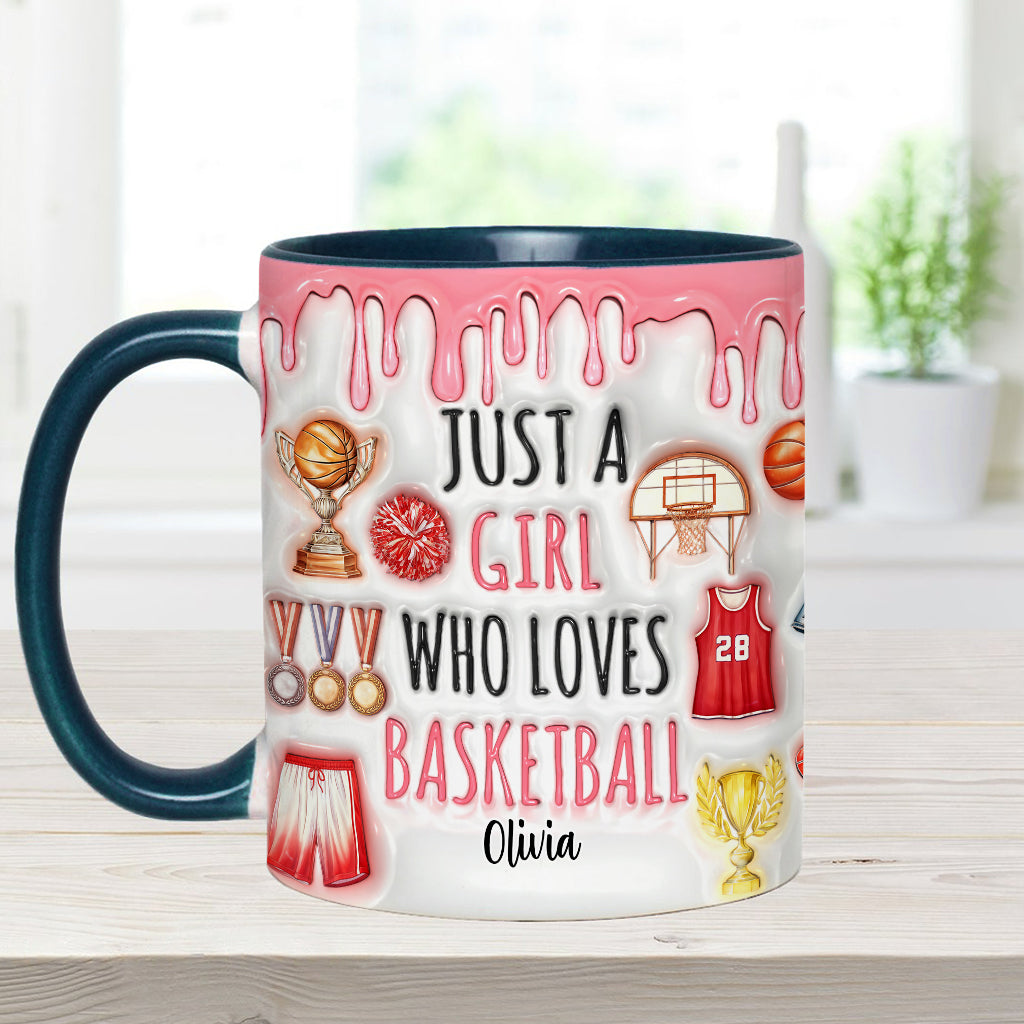 Mug personnalisé « Juste un garçon/une fille qui aime le basket »